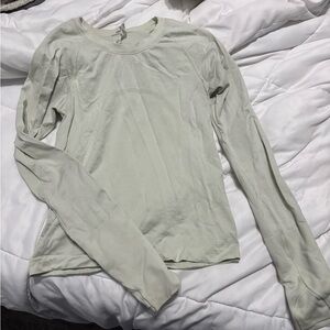 Lululemon Women's light green Long Sleeve Top